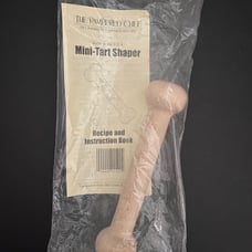 PAMPERED CHEF Wooden Mini Tarte Shaper #1590 NEW Sealed wood Retired LAST ONE!
