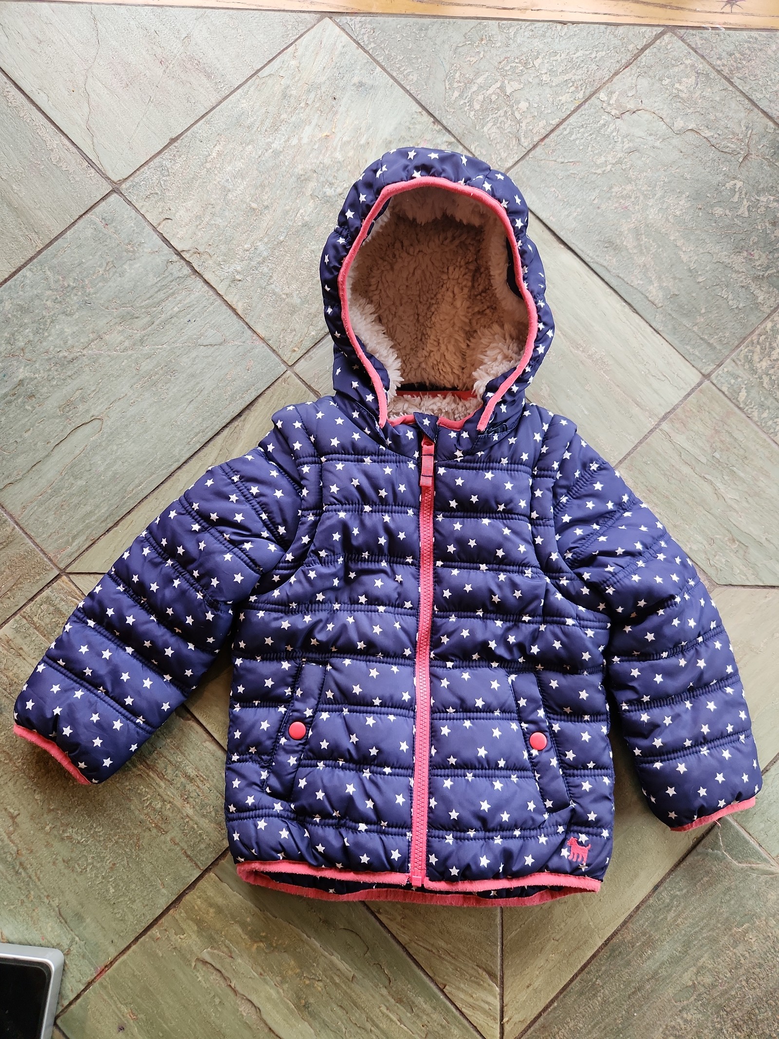Mini Boden Toddler Girls 3-in-1 Winter Coat size 3-4