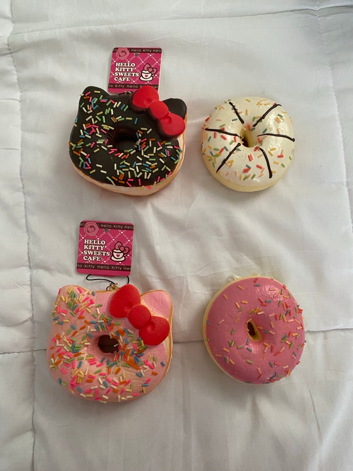 RARE Hello Kitty Donuts and Miscellaneous Donut Squishy: EXTRAS INCLUDED