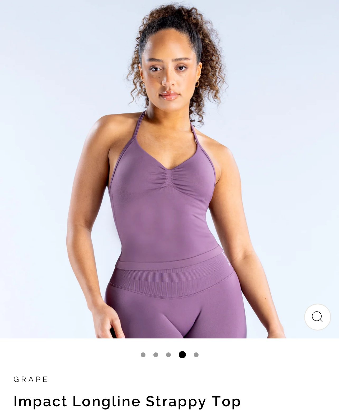 DFYN Impact Longline Strappy Top