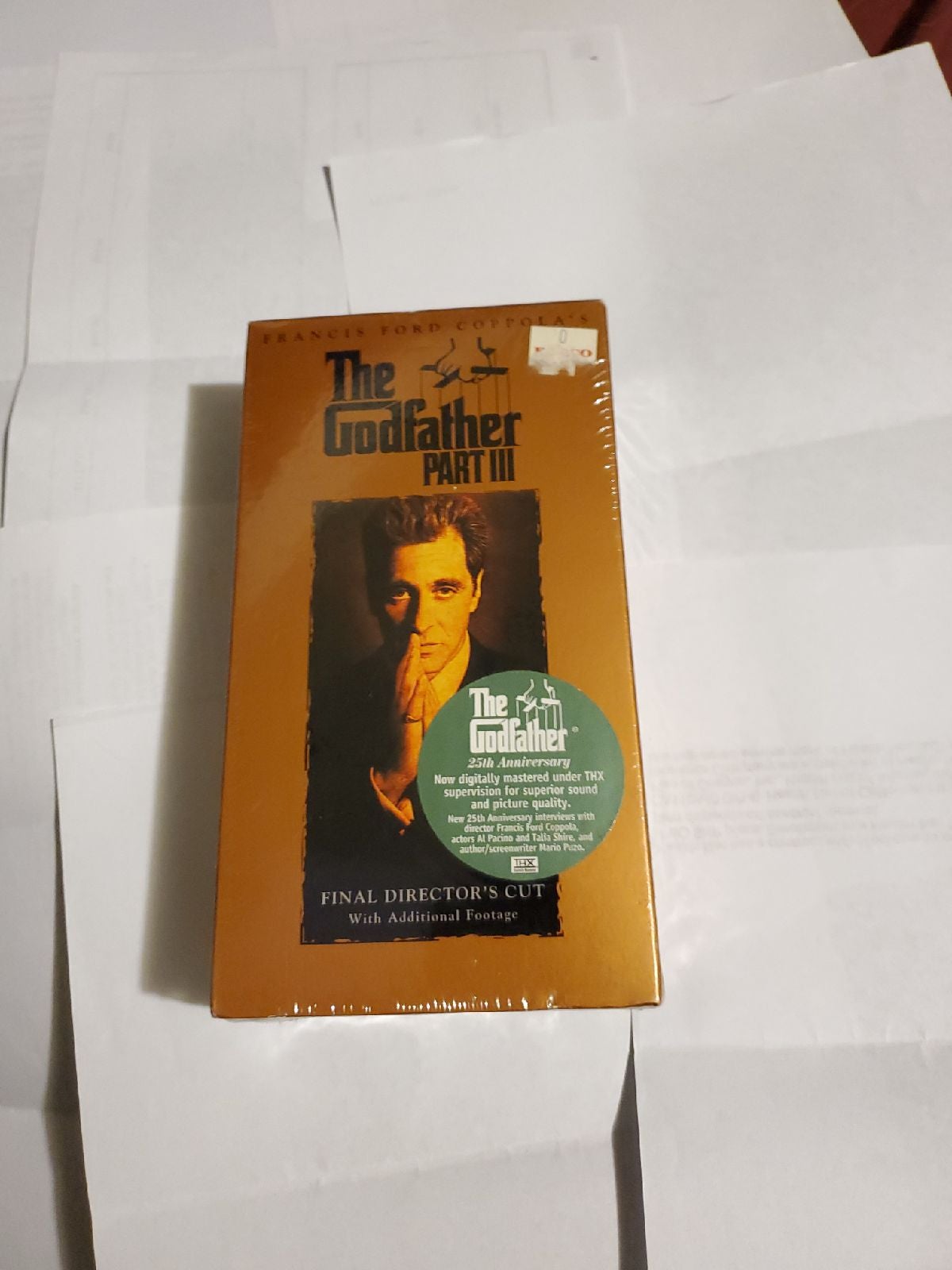 The godfather part 3 VHS movie brand new