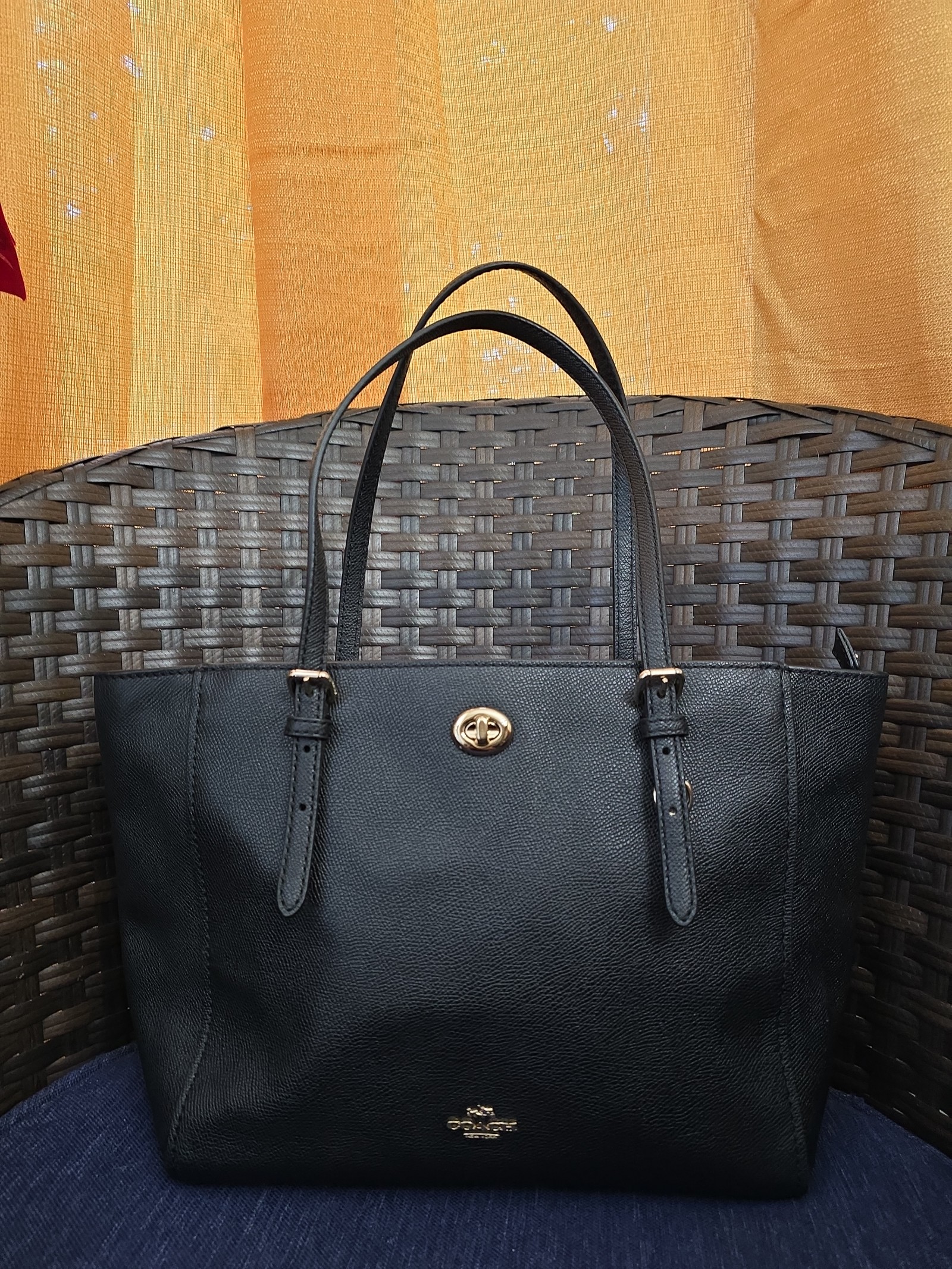 Coach Black Tote Bag