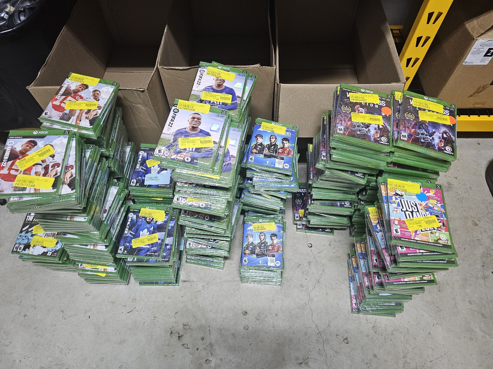 Lot of 403 XBox Series X Games New Sealed