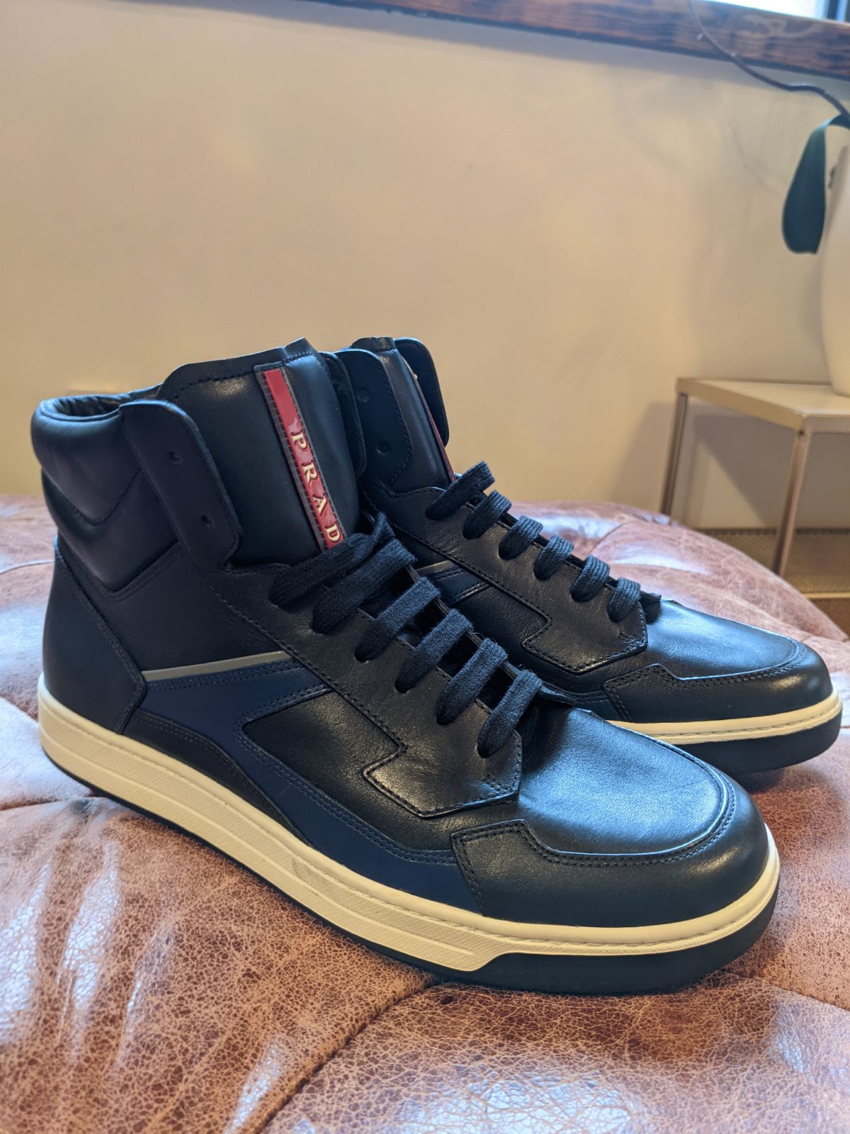 Brand New Prada High Top Sneakers size 7