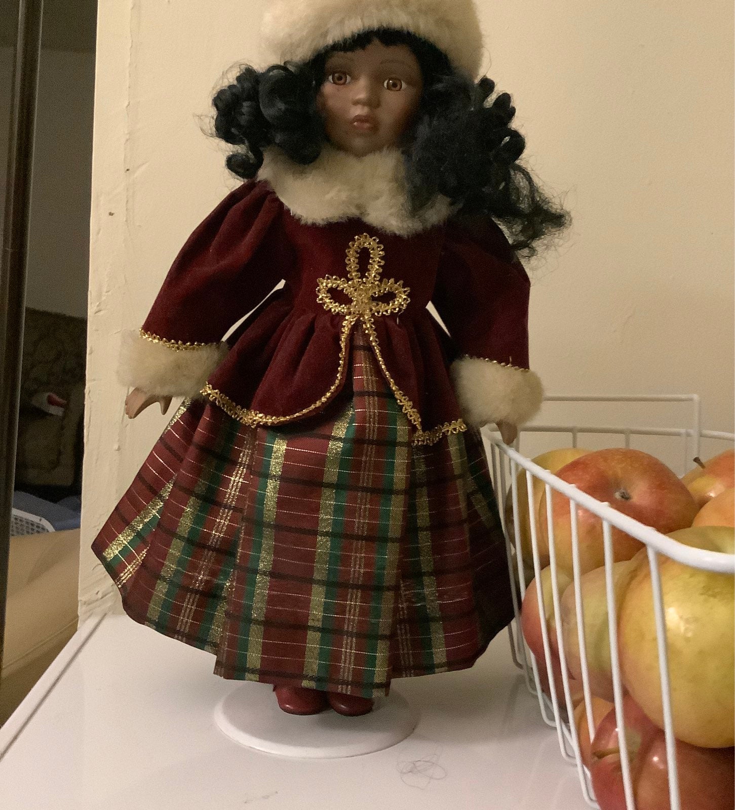 porcelain dolls Christmas addition Limit