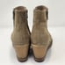 J Crew Women Tan Suede Crepe Wedge Ankle Boot Bootie Size 8 Size Zippers Casual