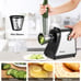 Professional Salad Maker with 5 Stainless Steel Rotary Blades and One-Touch