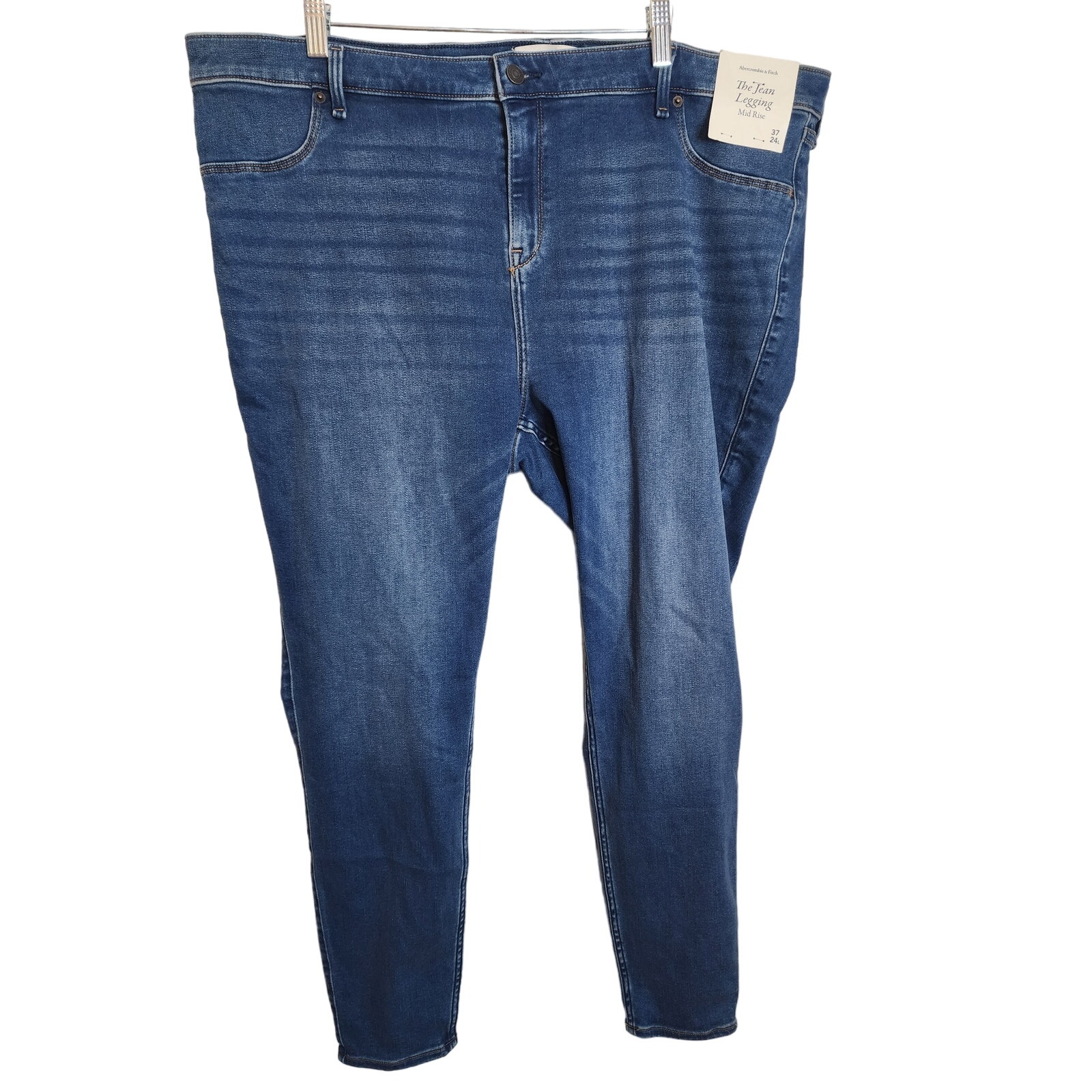 Abercrombie & Fitch The Jean Legging Mid Rise, NWT, 37W 24L