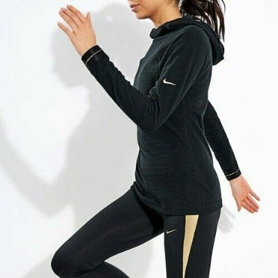 NIKE PRO ICON CLASH HOODED TOP