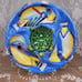 MAUI BY DESIGN Humuhumu Mango Mike Hawaiin Fish Sea Turtles Plate Hand Painted
