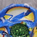 MAUI BY DESIGN Humuhumu Mango Mike Hawaiin Fish Sea Turtles Plate Hand Painted