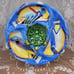 MAUI BY DESIGN Humuhumu Mango Mike Hawaiin Fish Sea Turtles Plate Hand Painted