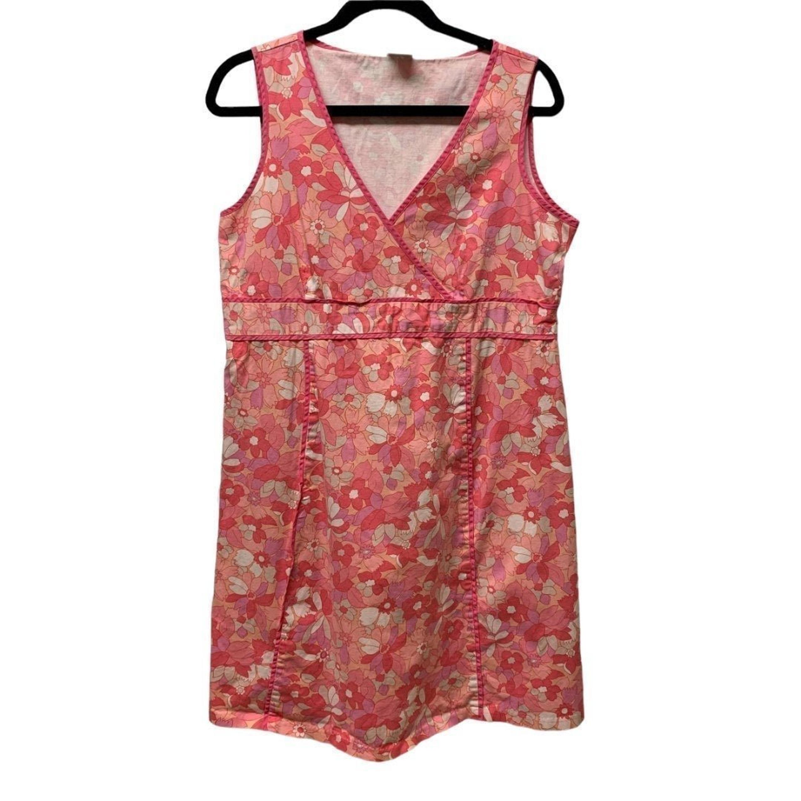 Motherhood Maternity Pink Floral Dress Womens Lightweight