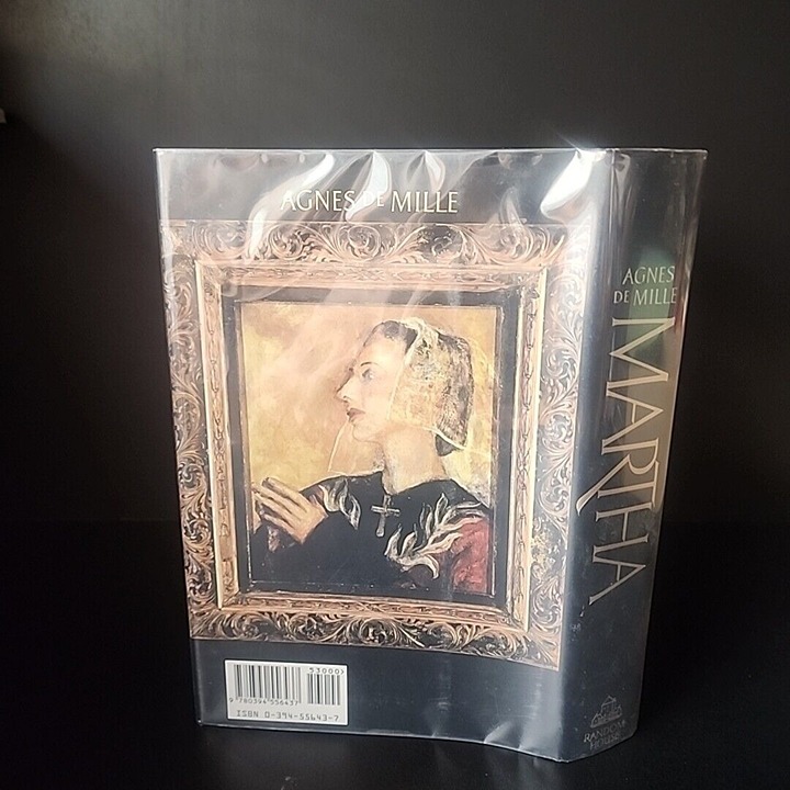 Agnes De Mille Martha 1991 Hardcover Dust Jacket Random House