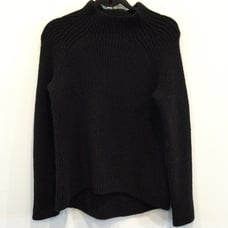 Madewell Women Wool Ribbed Sweater Size Small Mockneck Minimalist Classic Preppy