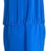 Norma Kamali Womens XS Sleeveless Mini Dress Cobalt Blue Drop Waist Flowy