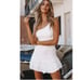 Selfie Leslie Lieah One Shoulder Embellished Dress in White Size Large