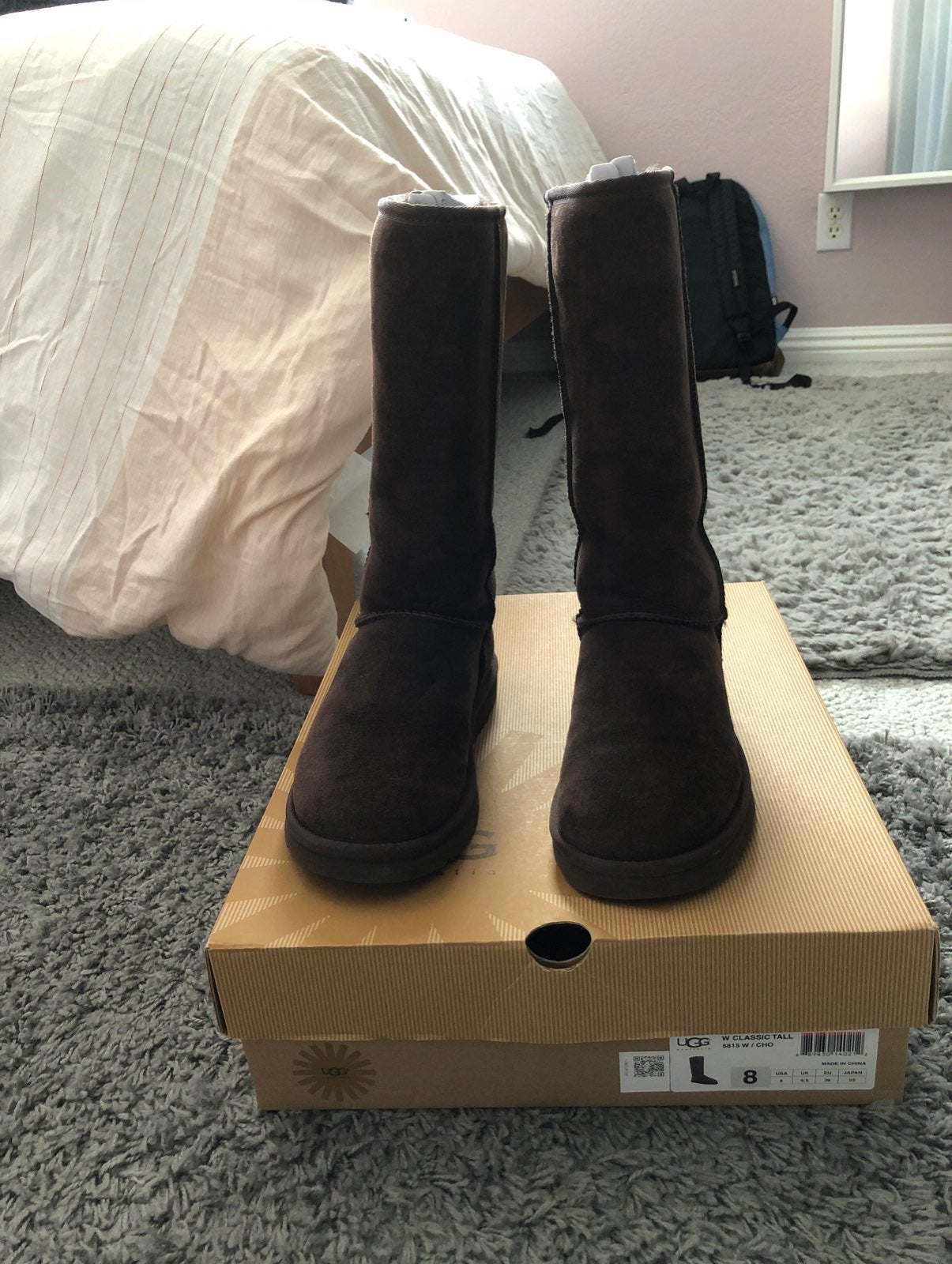 Womens Classic Tall chocolate uggs