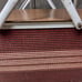 Vintage Redman Picnic Basket This basket is tartan red with cream stripes