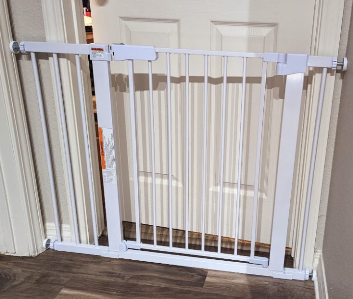 27-43 Easy Install Baby Gate for Stairs, Extra Wide Baby Gates for Doorways