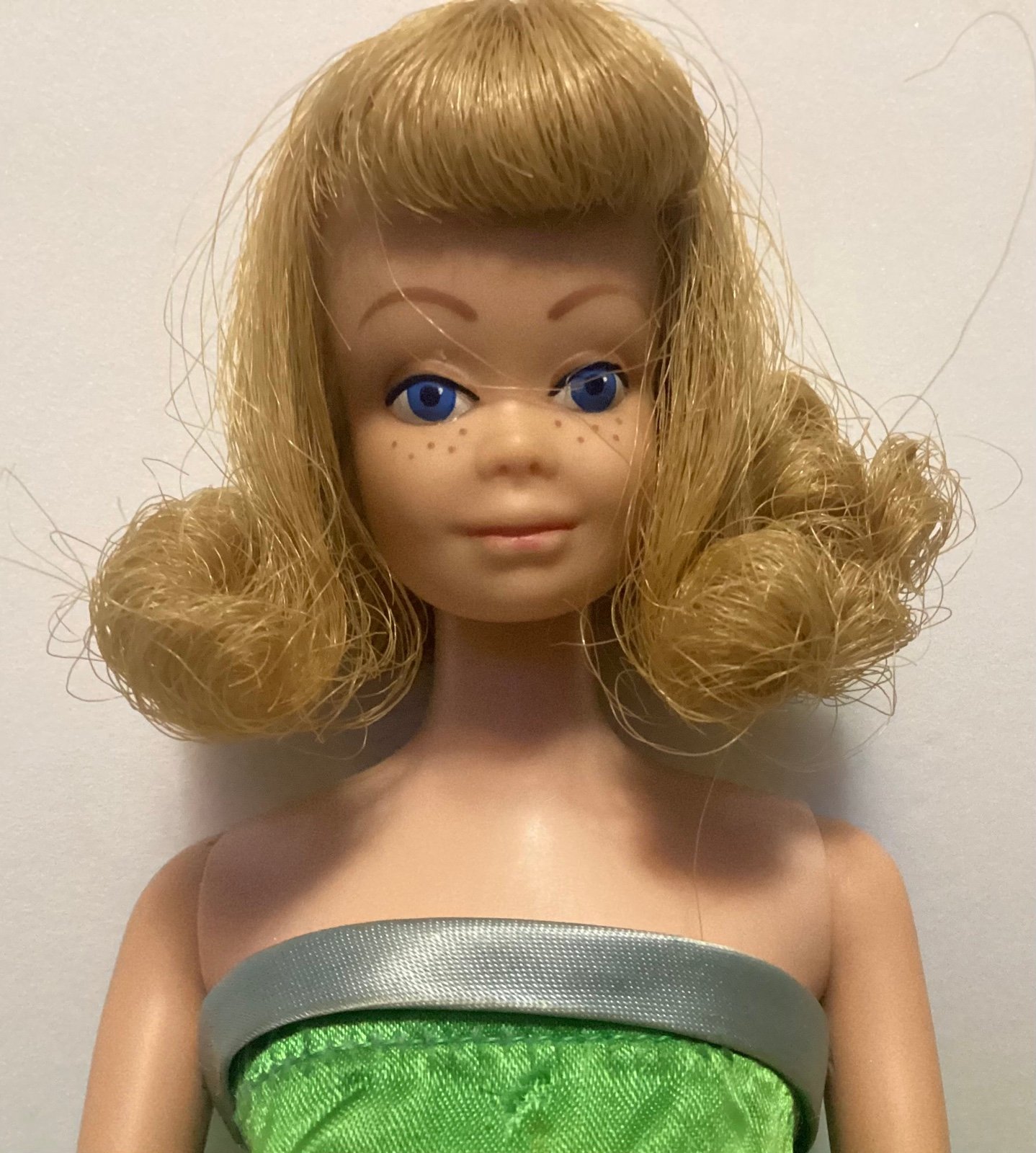 Vintage 1960s Mattel MIDGE DOLL Dressed in #951 SENIOR PROM Dress