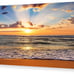 24.00 x 48.00 Wall Art Decor Large Canvas Print Picture Sunrise Ocean Beach