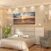 24.00 x 48.00 Wall Art Decor Large Canvas Print Picture Sunrise Ocean Beach