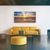 24.00 x 48.00 Wall Art Decor Large Canvas Print Picture Sunrise Ocean Beach