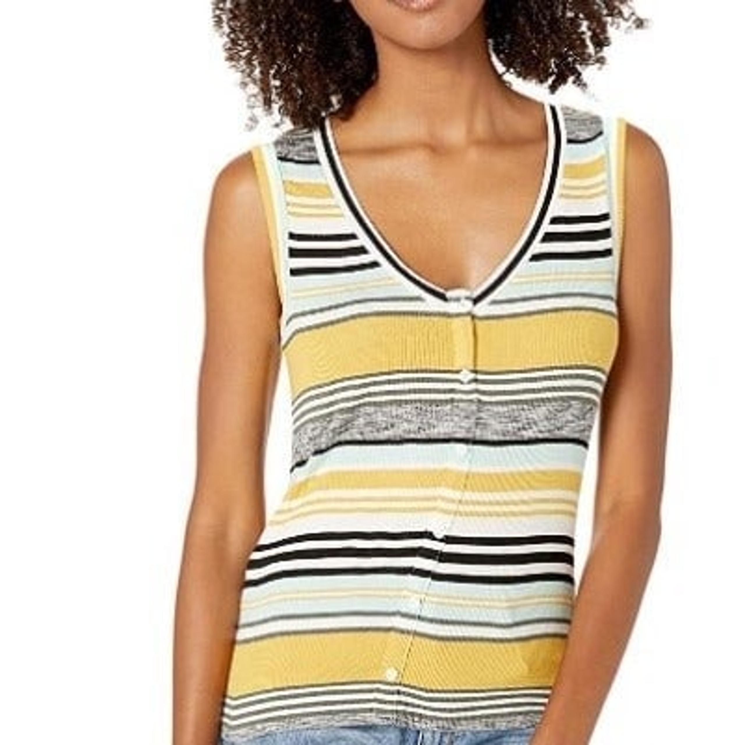 BB Dakota Knit You So Lemon Drop Top XS