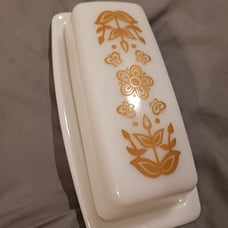 Vintage PYREX Butter Dish