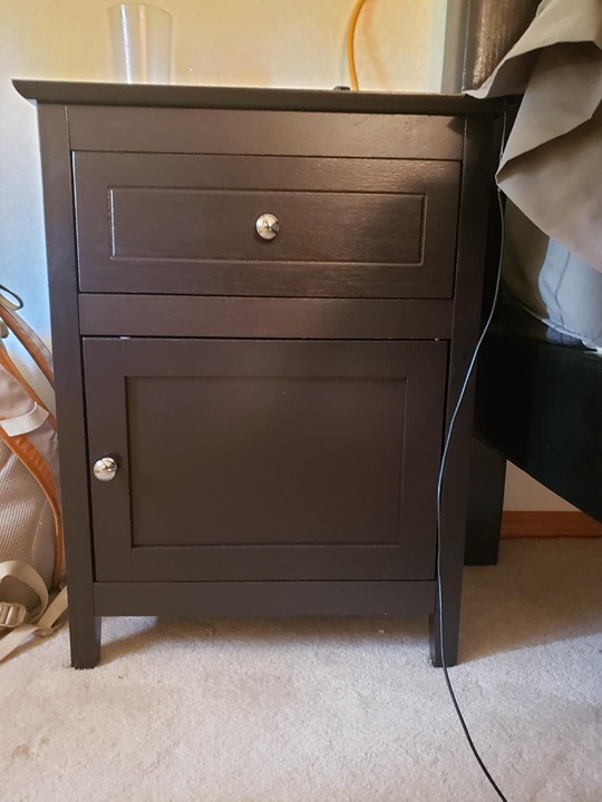 Nightstand with Drawer Accent Side End Table