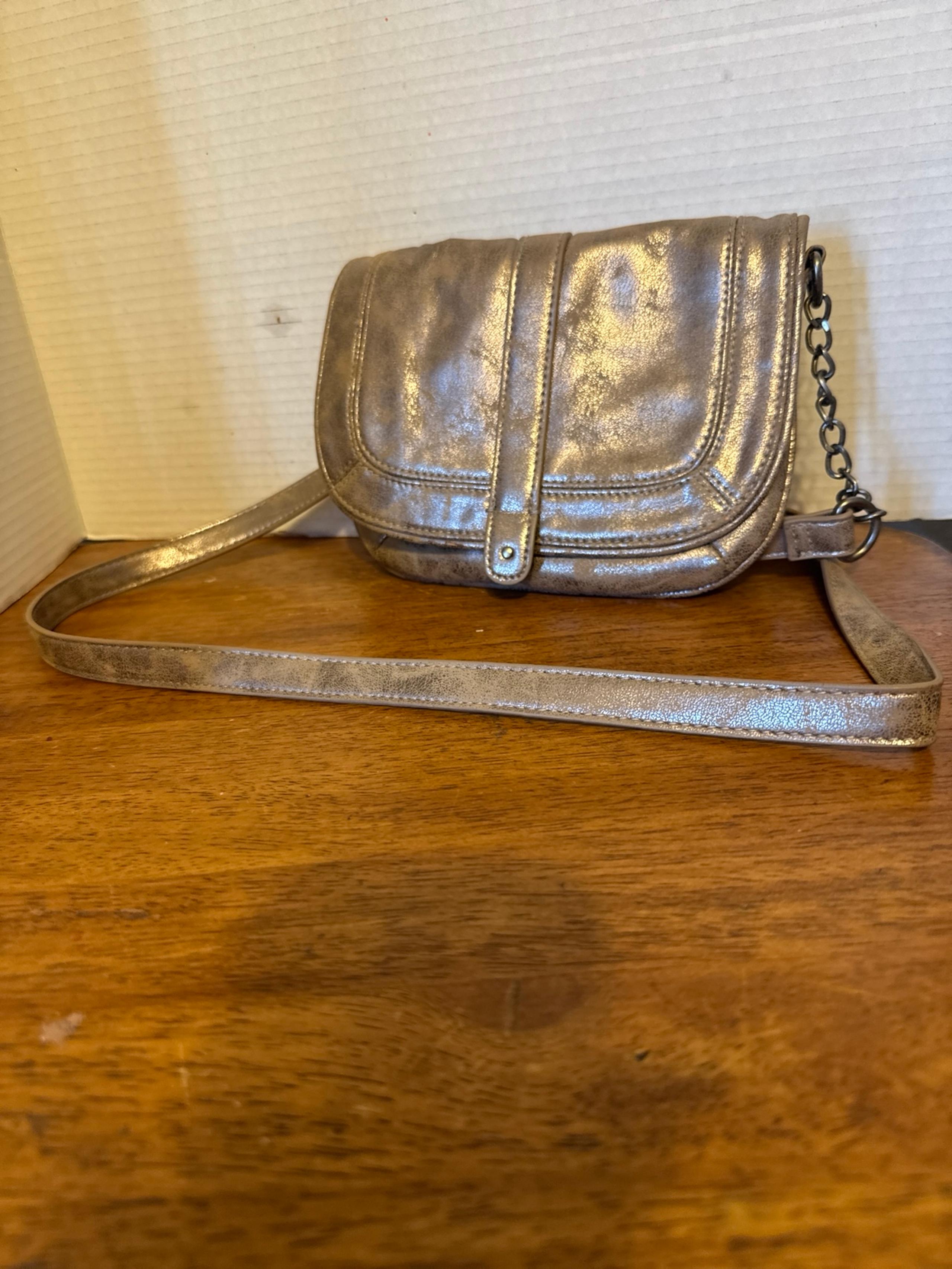 American Eagle Outfitters  Gold Mettalic Crossbody Bag