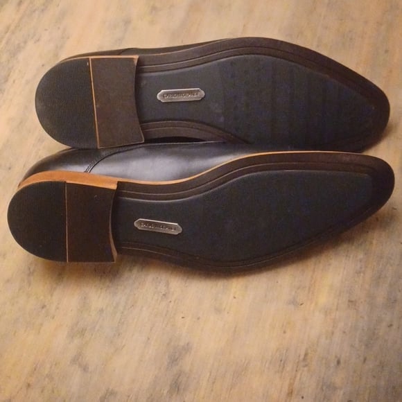Carlo Morandi Man's Eastman Medallion Cap Toe Derbys Black Dress Shoe Size 13 D