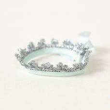 Sparkling Tinsel Crown for Dolls