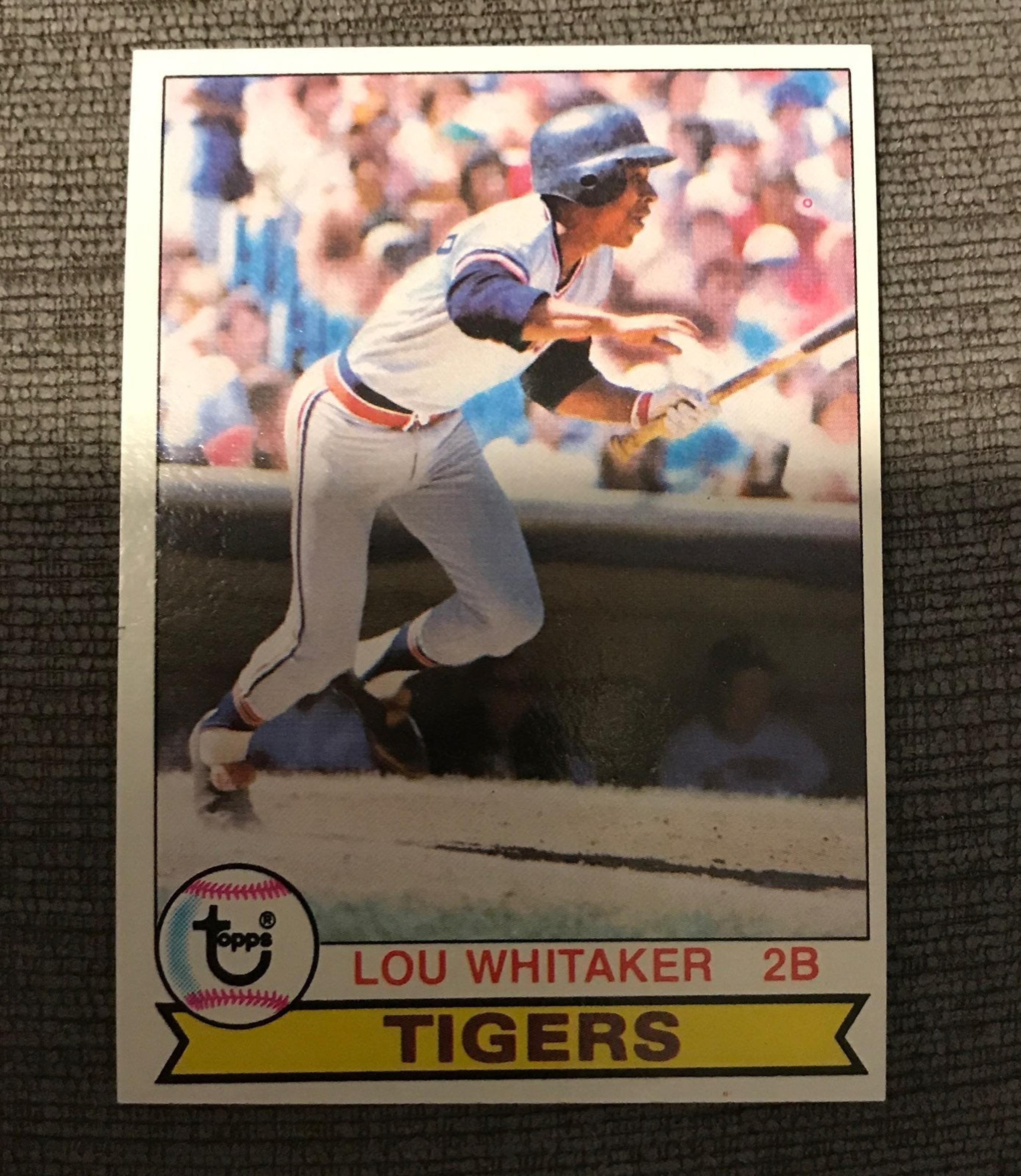 1979 Topps Lou Whitaker~2nd Year card!!!
