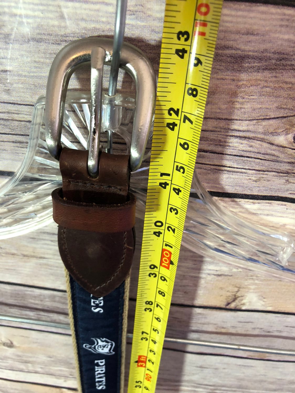 Leather pirates belt
