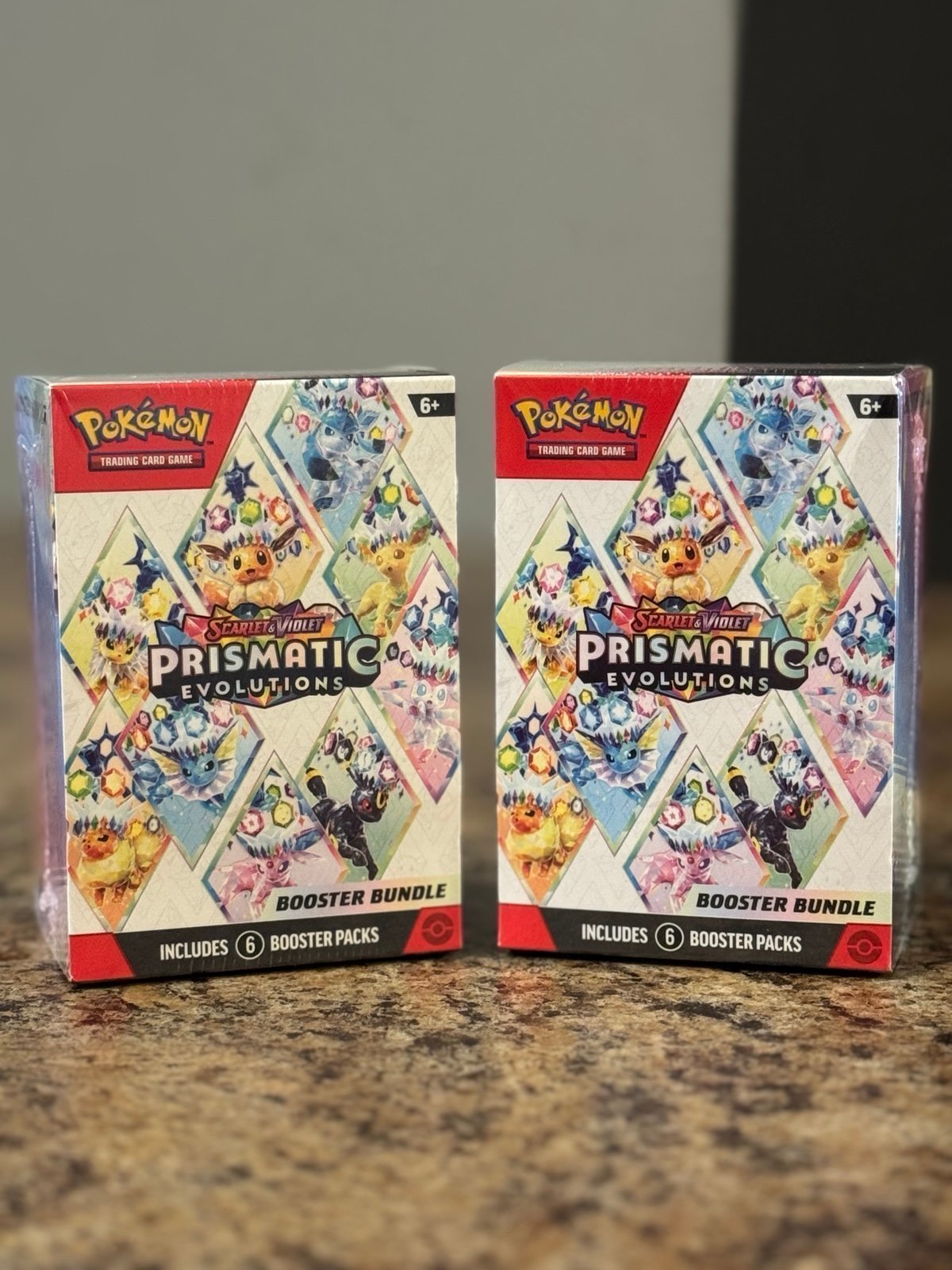 Pokémon TCG Scarlet & Violet Prismatic Evolutions Booster Bundle x2