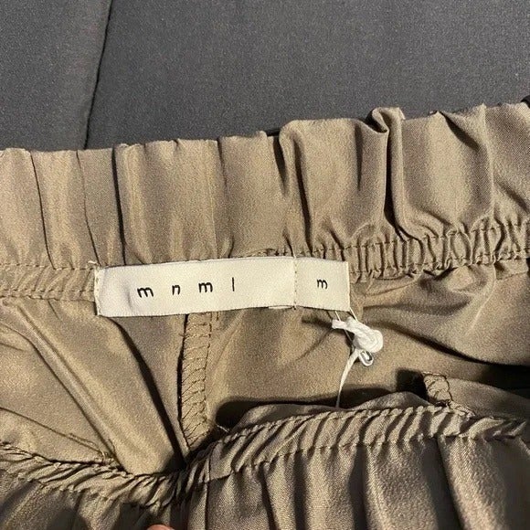 MNML Everyday Nylon Pants Size M Charcoal Grey