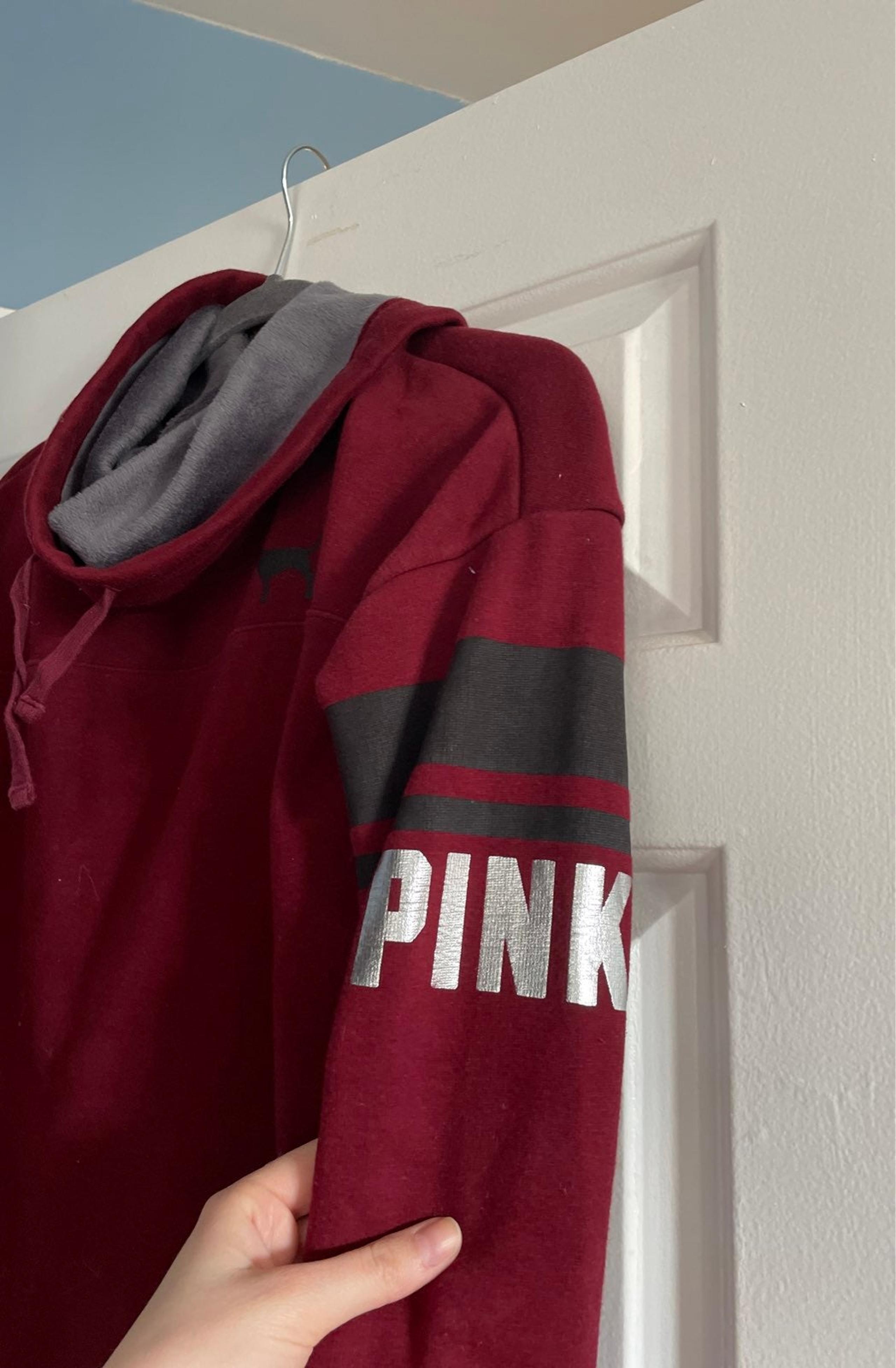PINK cowl neck sweaters