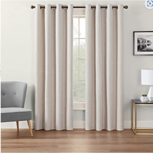 Eclipse Andes 100% Top Single Curtain Panel 50in x 95n set of 2
