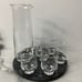 VINTAGE MCM SASAKI Crystal glass Martini set