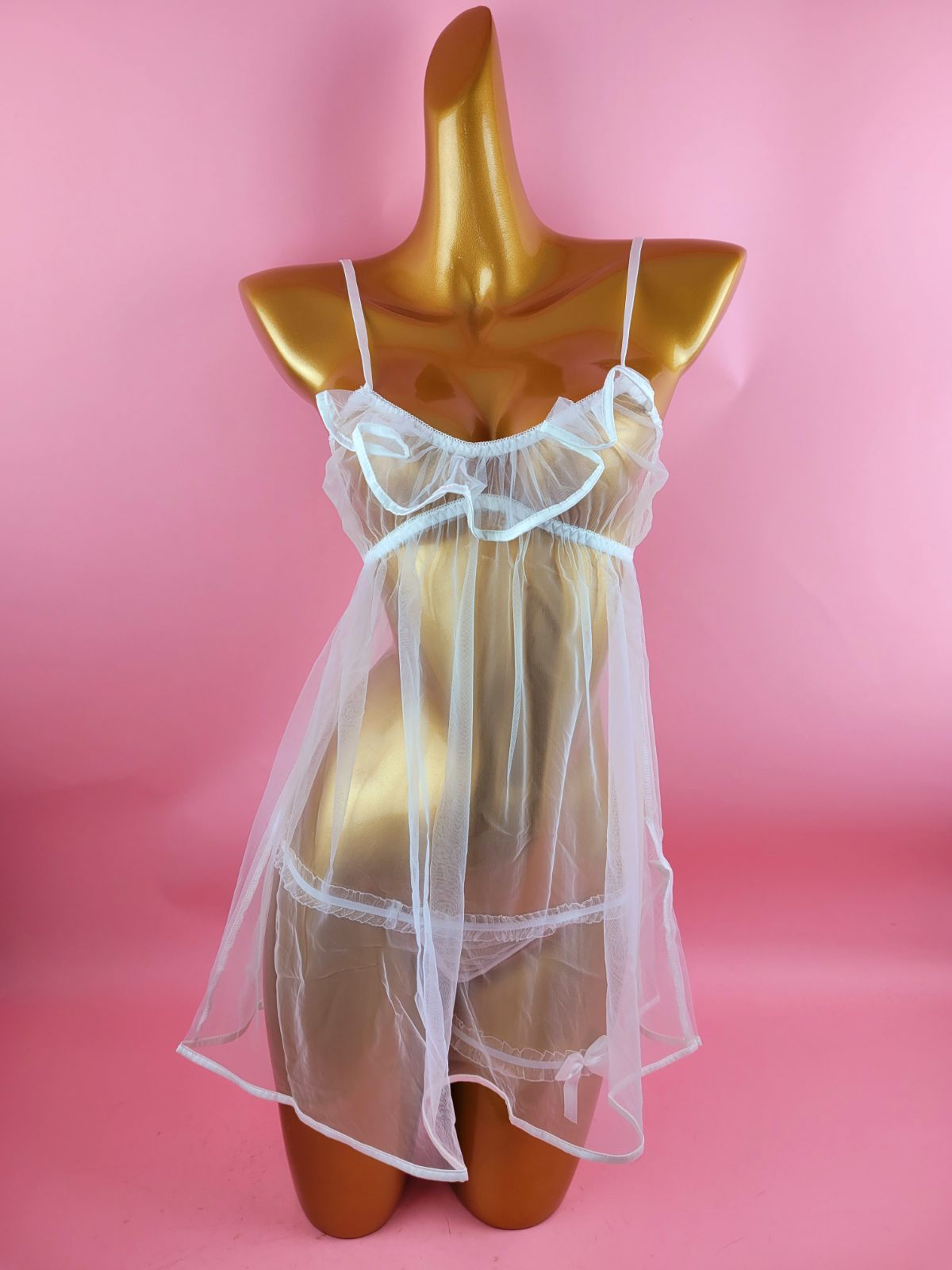 Babydoll bride Slips & Thong & Leg Ring