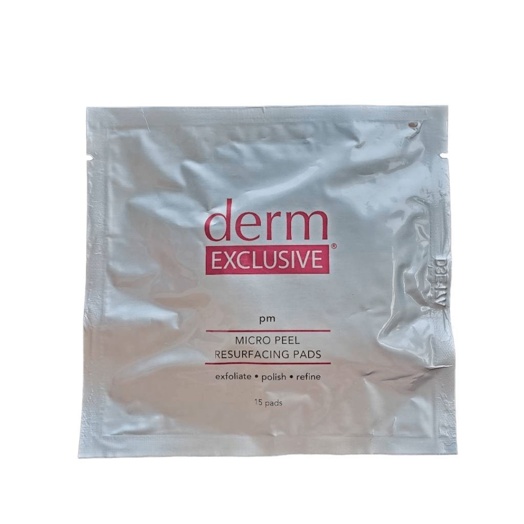 Derm Exclusive PM Micro Peel Resurfacing Pads (5 packs of 15 = 75)New & Sealed