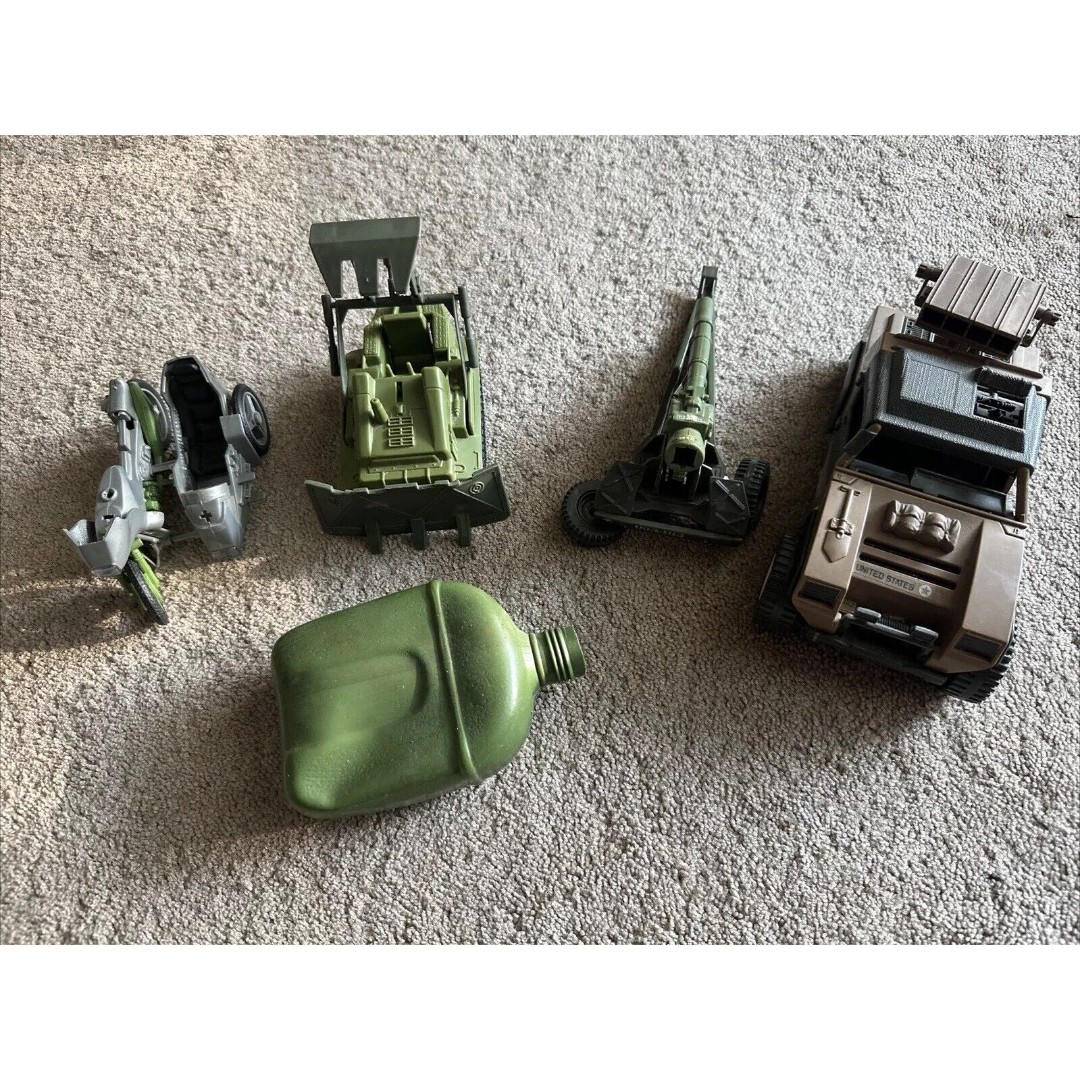 Vintage GI Joe 1985 84 Toys Parts Mirage Bike Vamp Mark  Attack Jeep And More