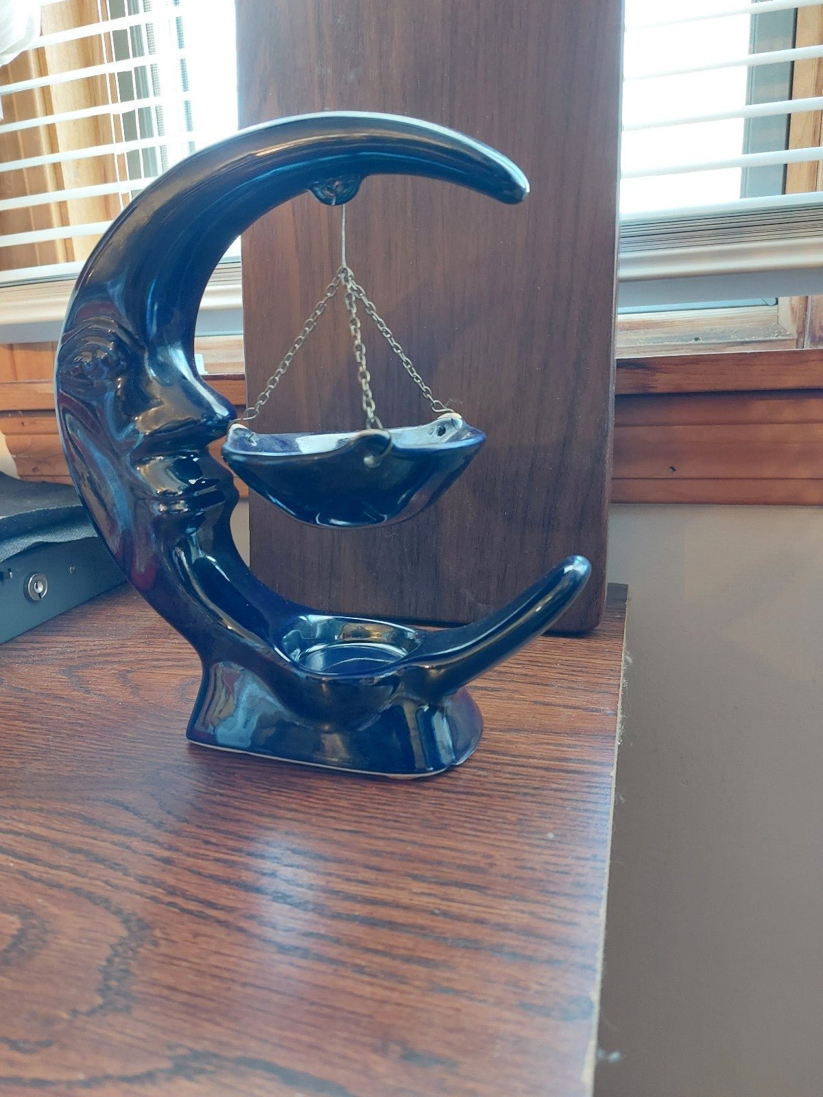 Vintage Crescent Moon Aroma Lamp made by Marex
