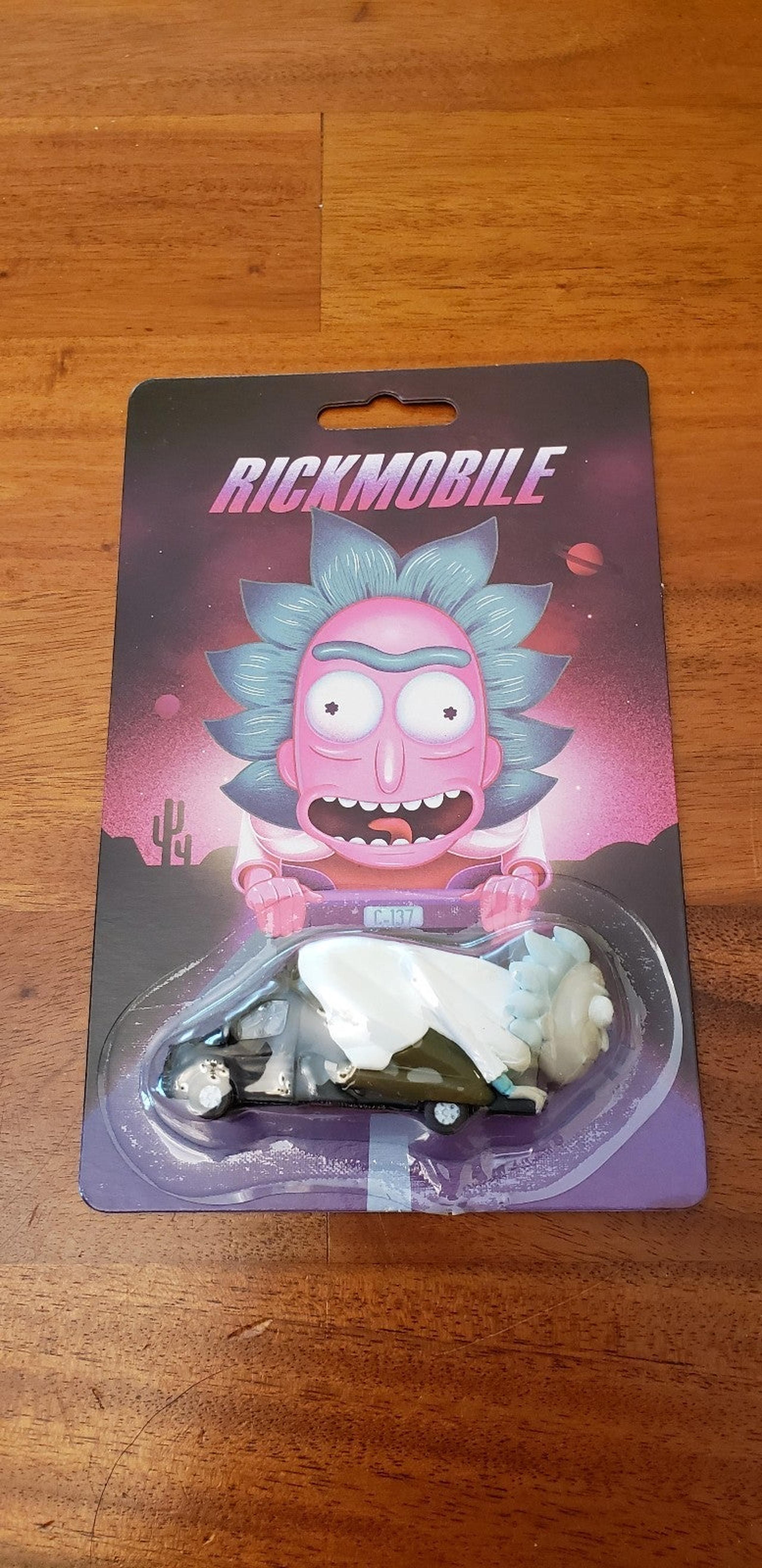 RickMobile diecast toy car (HotWheels/Matchbox size car) - 2017 from tour