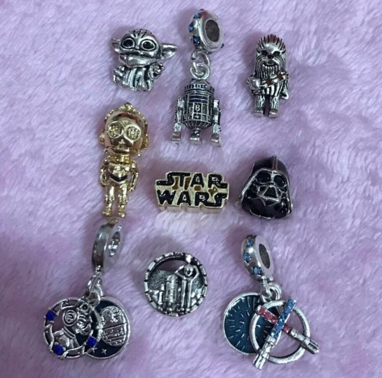 9 Star Wars Collection Charm Set