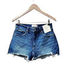 NEW Abercrombie & Fitch The Cutoff Shorts High Rise Curve Love 6 28 NWT