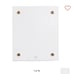 Pottery Barn Brass and Acrylic Floating Frame