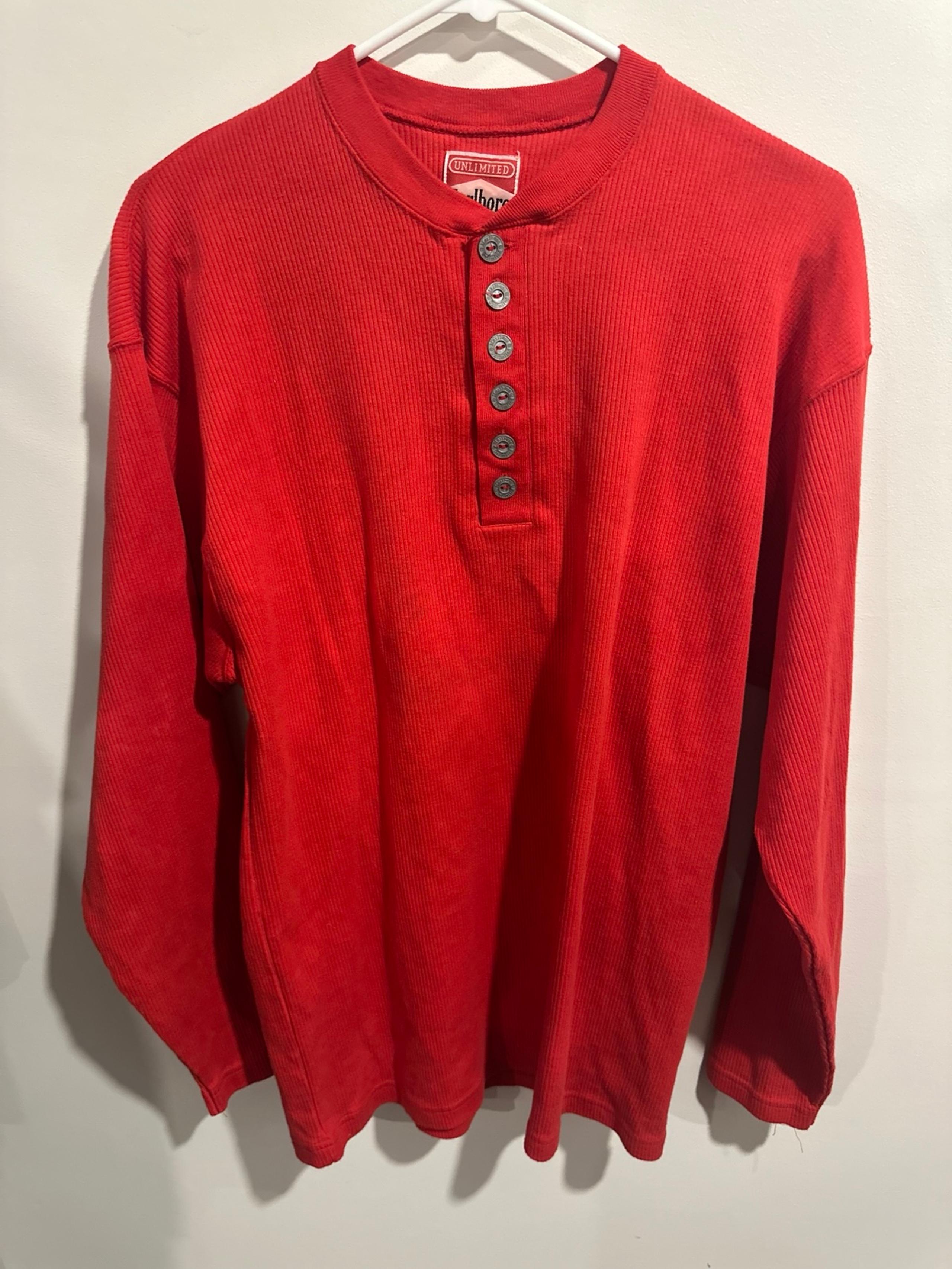 Vintage Marlboro thermal long sleeve shirt Large men’s